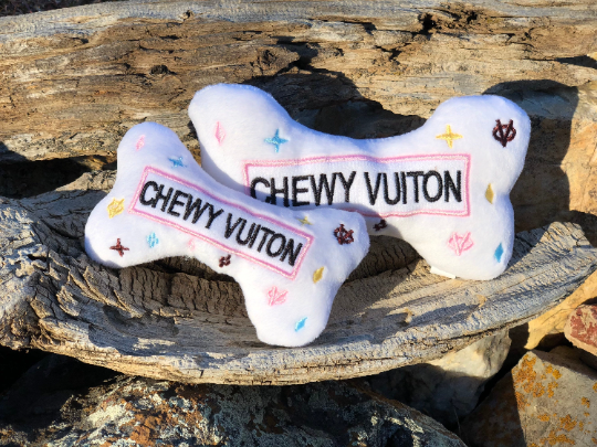Chewy Vuiton Plush Toy for Dogs Small : : Pet Supplies